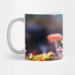 Mushroom Forest Nature Serene Tranquil Mug